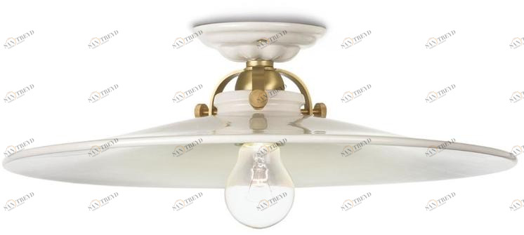 FERROLUCE Керамический потолочный светильник прямого света Asti C104 - c105