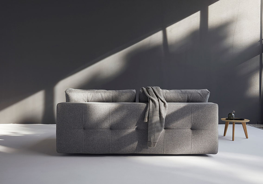 Диван Supremax Deluxe Excess Lounger с подушками и хромированными ножками, серый Innovation Living SUPREMAX563 - Вид №5