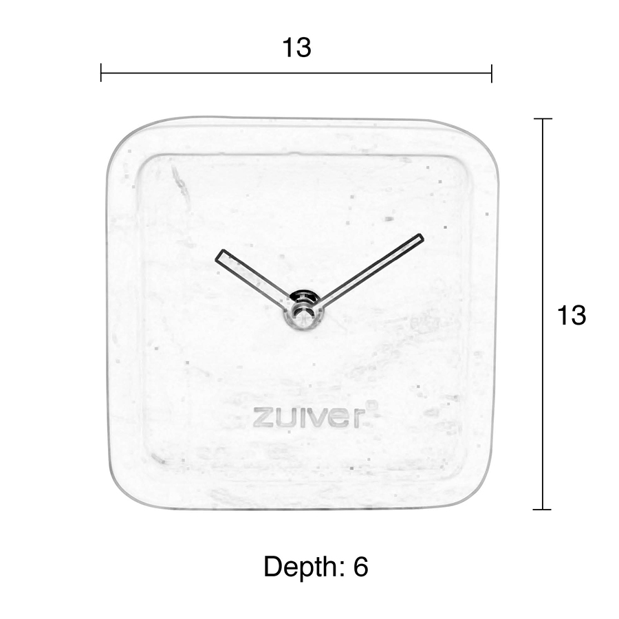 Часы Luxury Time черные Zuiver 8500040 - Вид №6