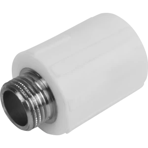 Муфта комбинированная ПОЛИТЭК 25 мм x 1/2" для соединения труб 13564606