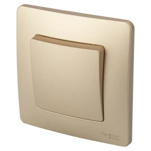 Выключатель встраиваемый Systeme Electric Blanca 1 клавиша цвет титановый 84502359 STLM-2040099