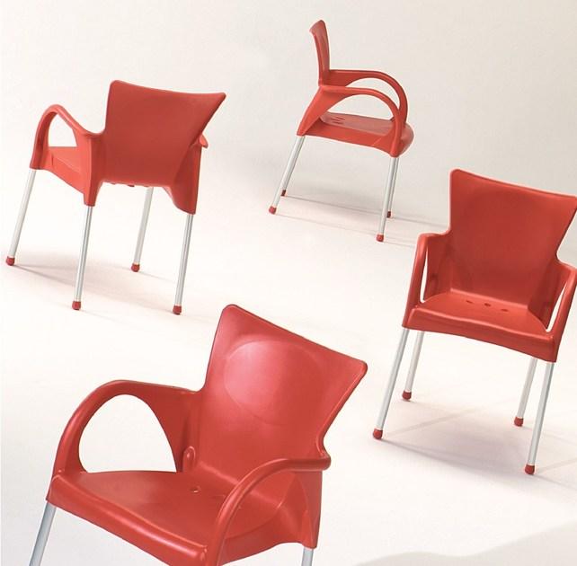 GABER Штабелируемый стул из технополимера с подлокотниками sun-id-1454709 - Вид №3