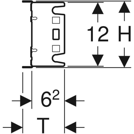 461.178.00.2 Опорная площадка Geberit GIS для корпусов скрытого монтажа Geberit  - Вид №3