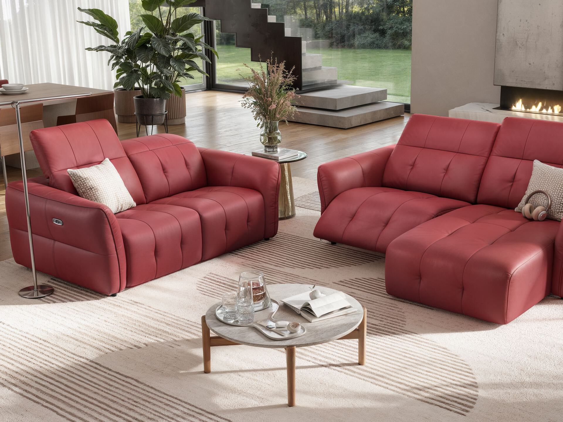 2-местный кожаный диван Sofanella Maranello ARCH-00076263 - Вид №1