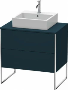 XS492009898 Тумбочка для консоли напольная XSquare #XS4920 800 x 548 мм Темно-синий шелковисто-матовый лак