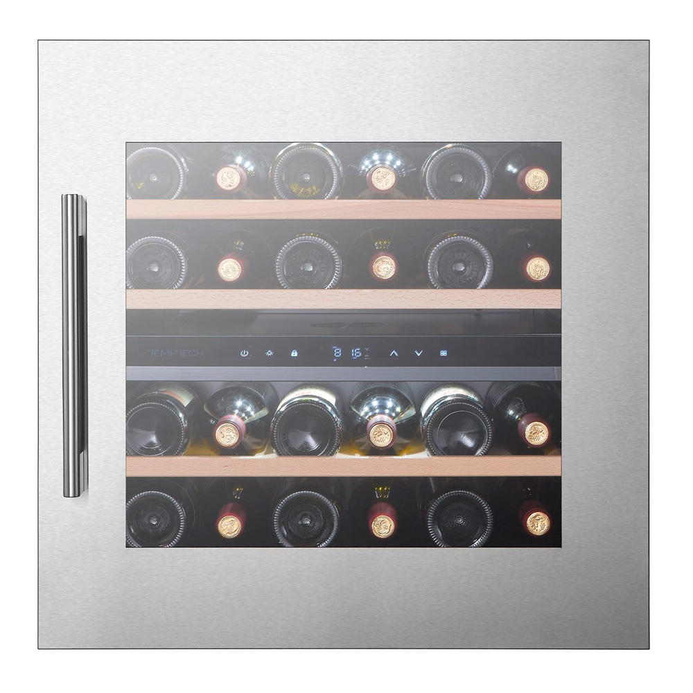 9173351 Винный шкаф Temptech OZ60DX-24 серебристый STDN-0000884