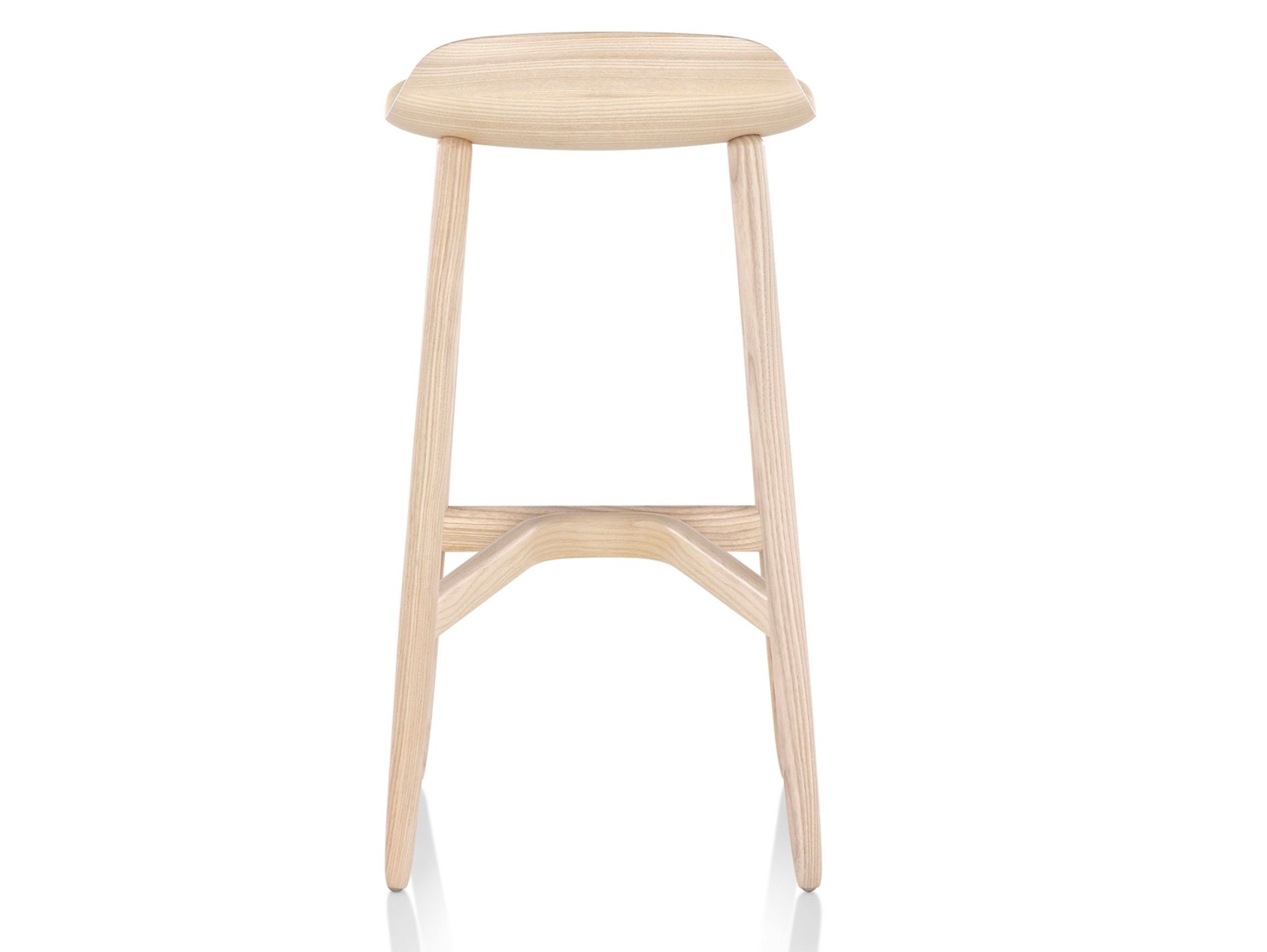 Высокий деревянный барный стул Herman Miller Crosshatch ARCH-00038966 - Вид №3