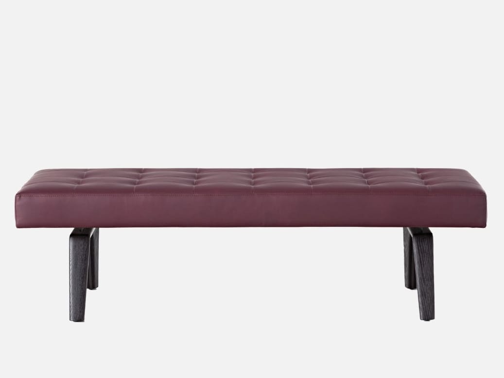 Кожаная мягкая скамейка из Капитона CASA Италия ARCH-00110104