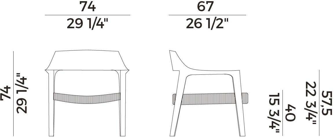 Potocco Кресло из дерева с подлокотниками Scheggia 906/plr - Вид №5