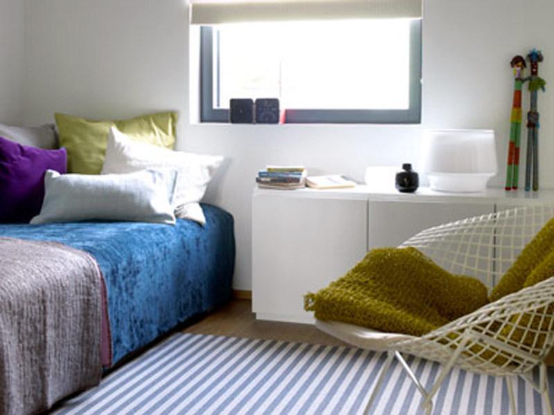 Woodnotes Прямоугольный полосатый коврик ручной работы sun-id-1353335 - Вид №1