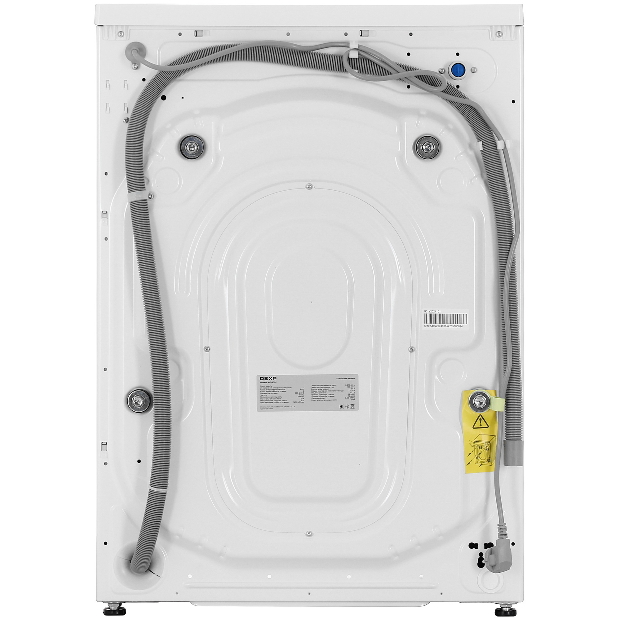 9221479 Стиральная машина DEXP WF-8C1M белый STDN-0037549 - Вид №12