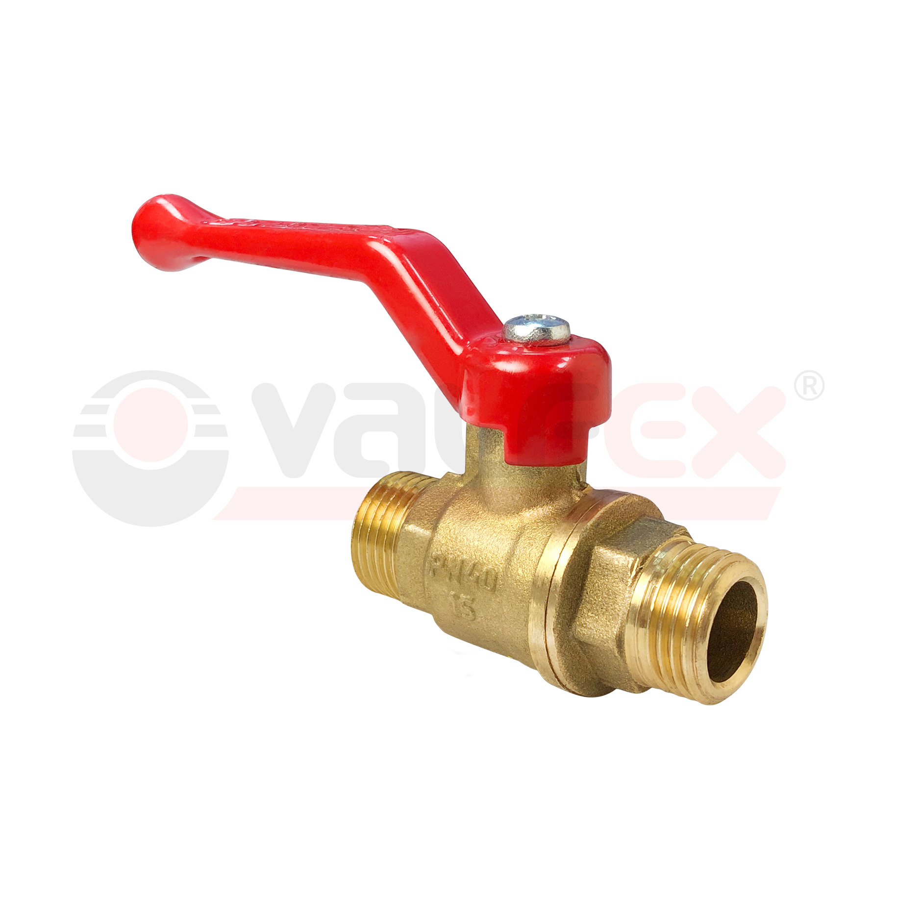 VF.220.LR1.034 Valfex Кран шаровой, ручка-рычаг (наруж.-наруж.)  3/4" 