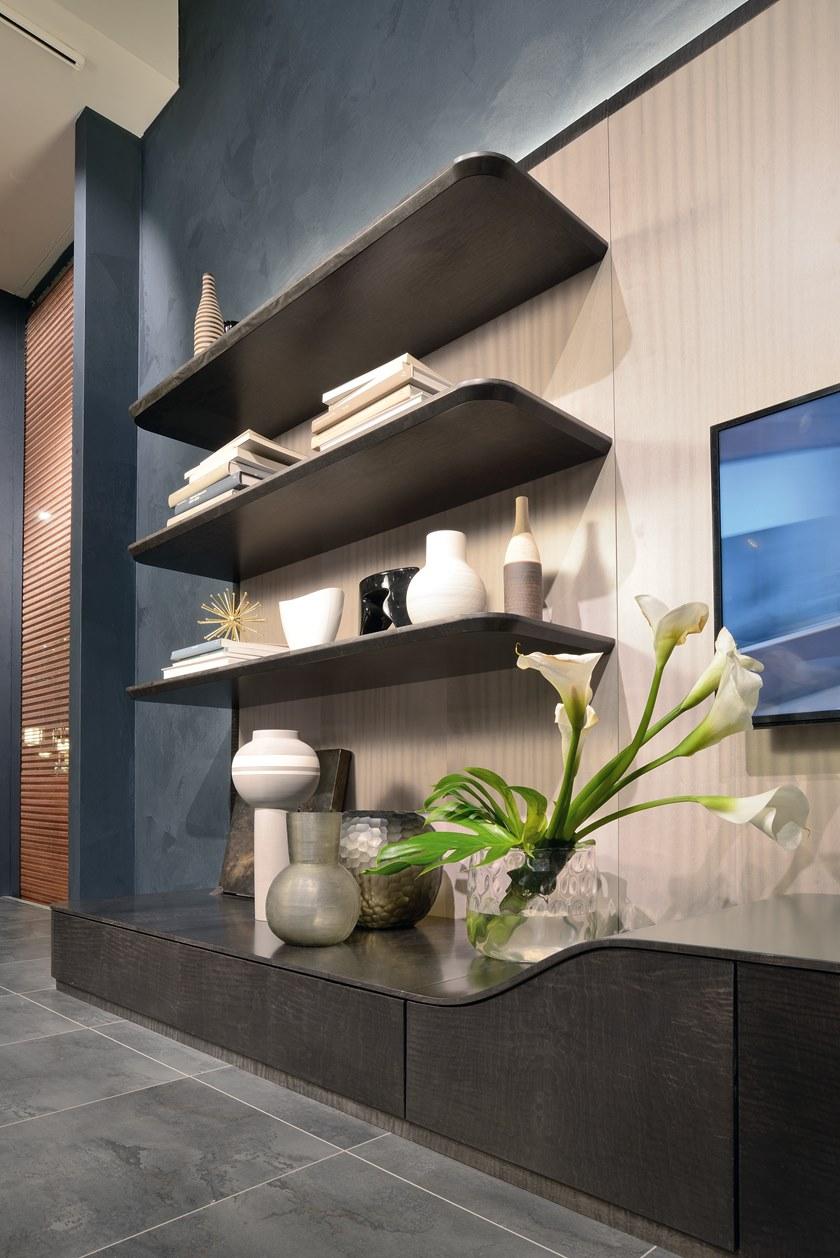 Carpanelli Модульная оборудованная стенка с подставкой под телевизор Desyo Lb48 a-b-c-d - Вид №1