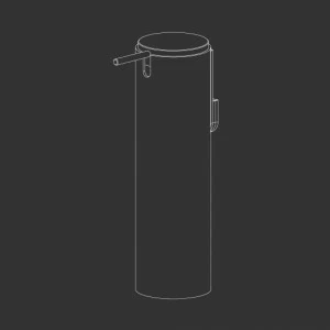 Настенный дозатор жидкого мыла  DOS11 CEADESIGN