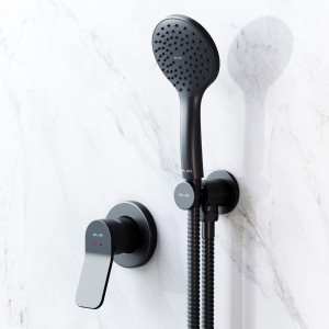 FB85A2H002 набор: см-ль д/душа душевой набор ( ручн.душ 110 мм 1 режим) шланговое присоеди AM.PM X-Joy