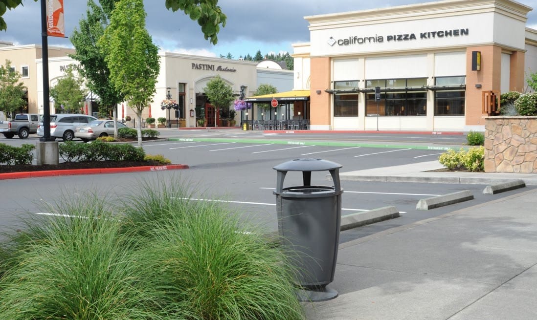 Держатель для мусора с крышкой и пепельницей для наружного использования Neri Idesia ARCH-00030864 - Вид №4