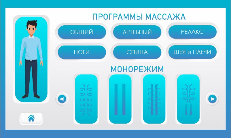 Кушетка бесконтактного массажа Кватроджет Santreyd MED-52 - Вид №1
