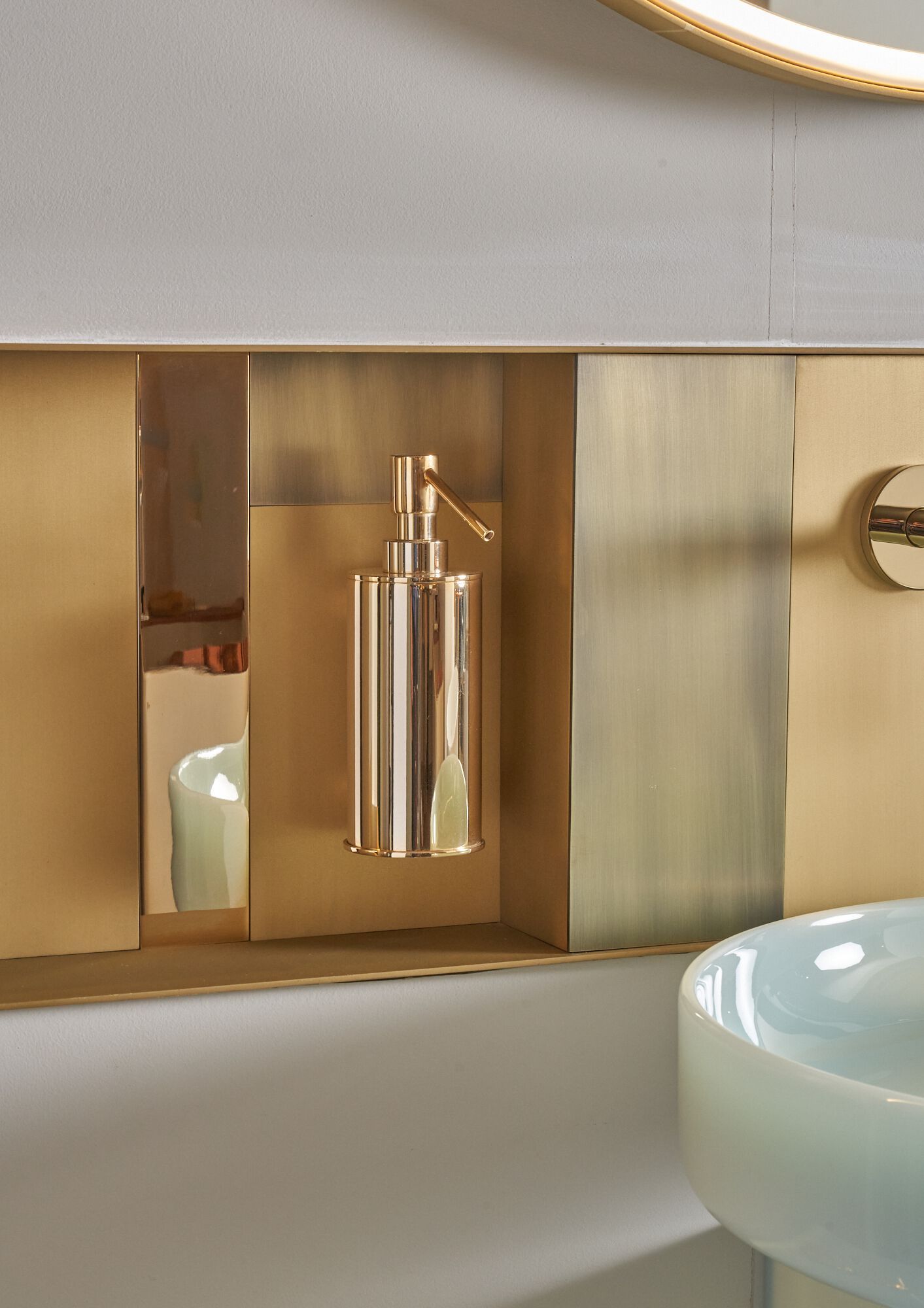 Диспенсер для мыла из хромированного металла Vallvé RITZ ARCH-00001443 - Вид №7