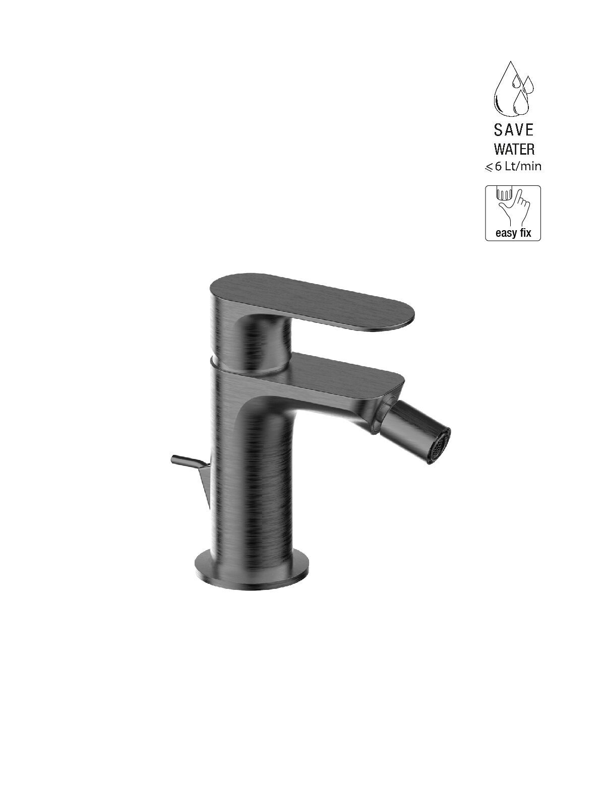 Однорычажный смеситель для биде с ограничителем расхода Rubinetterie Frattini Lea ARCH-00107186 - Вид №14