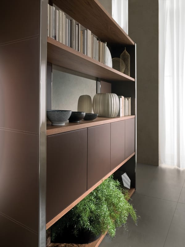 Деревянный самонесущий двухсторонний книжный шкаф i 4 Mariani ARCH-00092414 - Вид №5