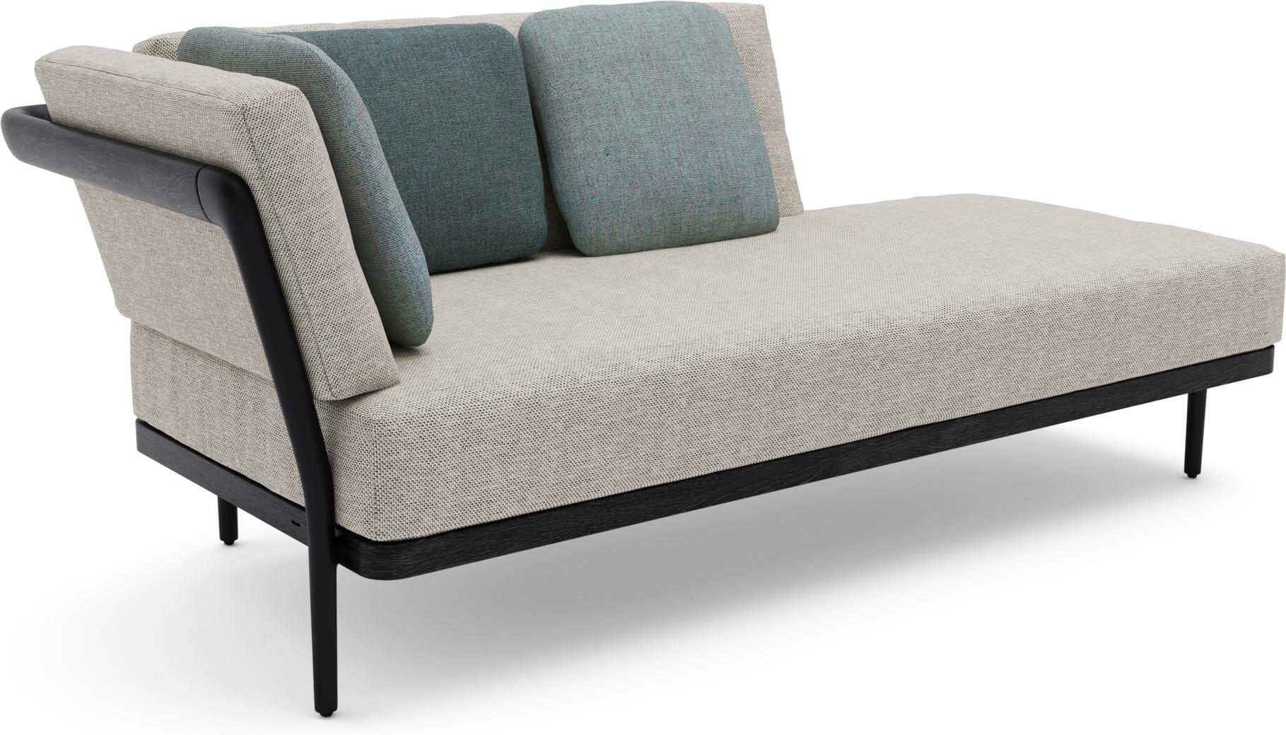 MNST1203 Двустороннее правое сиденье лава teak nero Manutti Flex