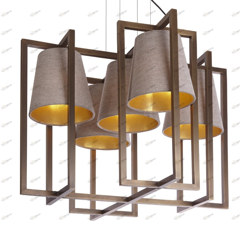 Люстра Hurricane латунь 50023 RVASTLEY ДИЗАЙНЕРСКИЕ, PUSHA 061634 Латунь 