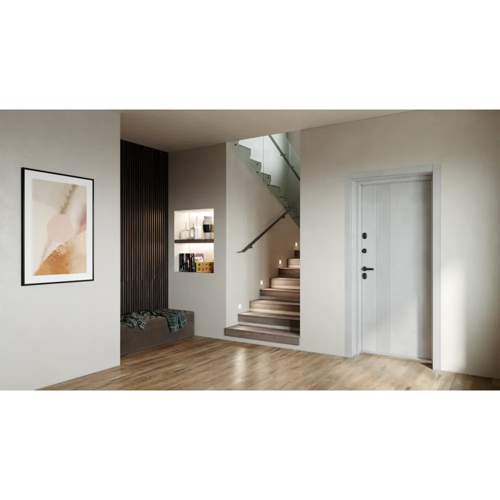 Входная дверь металлическая Антарктик 88x205 см правая бетон TOREX STLM-2048445 - Вид №11