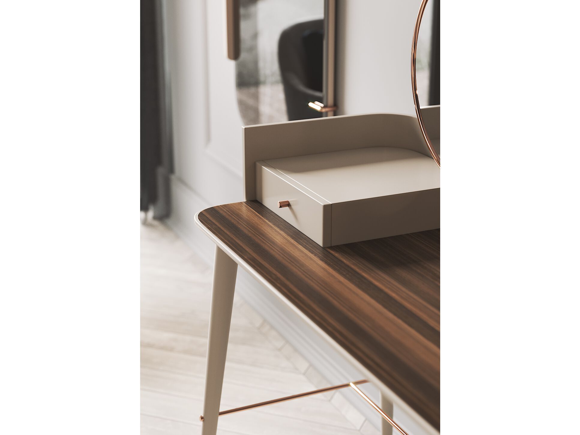 Деревянный туалетный столик PRADDY Natur ARCH-00061297 - Вид №4