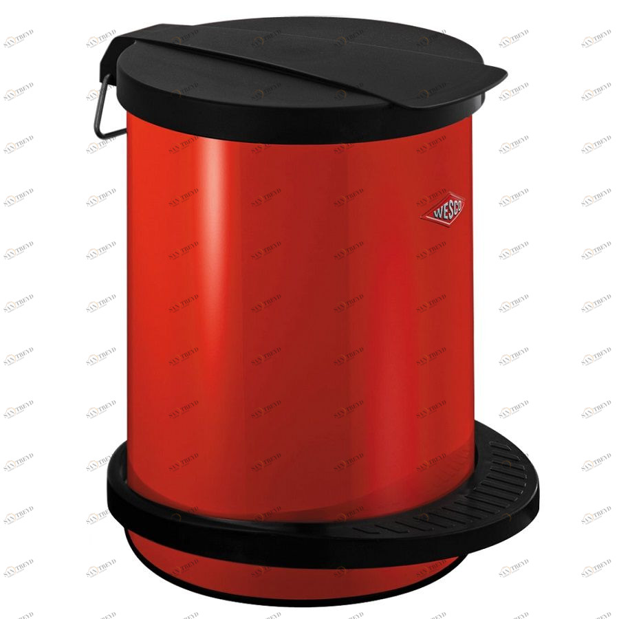 Бак для мусора с педалью Pedal bin 111, 13 л, красный Wesco 11121202