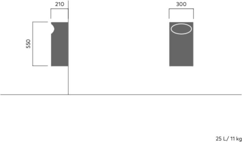 VESTRE Урна из оцинкованной стали с крышкой для улицы Urban sun-id-1420351 - Вид №14