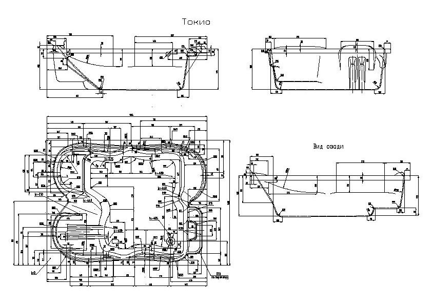 ФР-00002330 Ванна Акватика Токио Santreyd - Вид №2