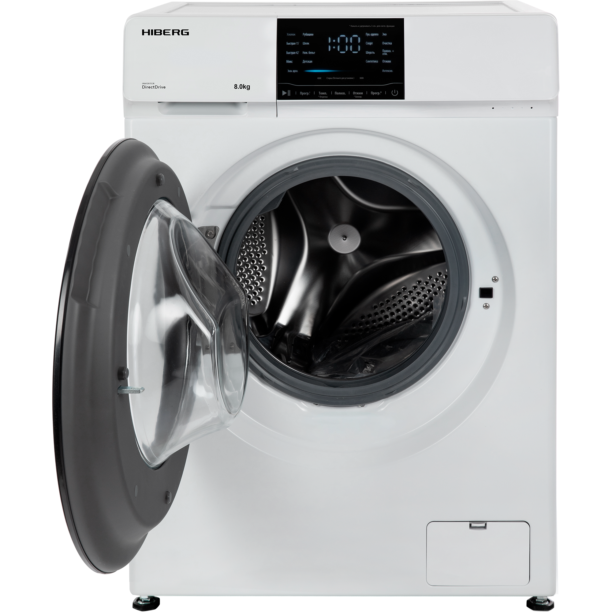 9975382 Стиральная машина HIBERG i-DDQ6-814 W белый STDN-0142940 - Вид №1