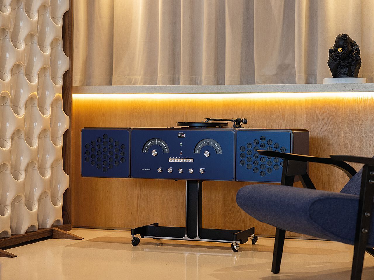 AM/FM-радио и проигрыватель с усилителем Brionvega RADIOFONOGRAFO RR226 ARCH-00080672 - Вид №14