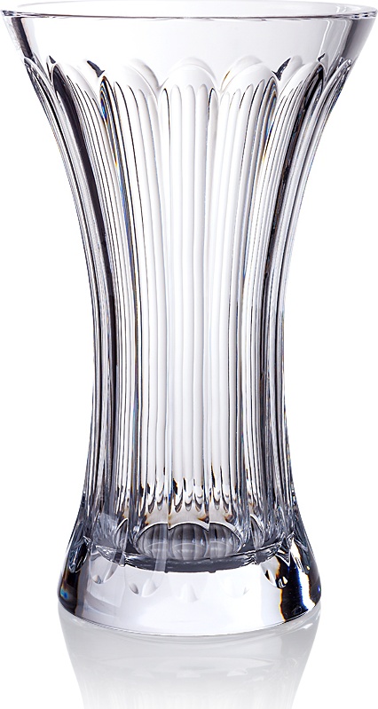 10602945 Cristal de Paris Ваза Cristal de Paris 35см "Длинные грани" Хрусталь 
