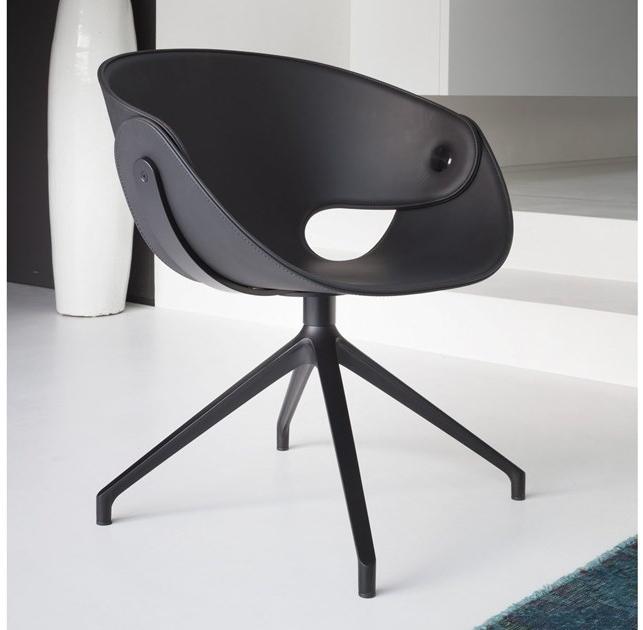 Tonon Стул с подлокотниками из кожи или ткани с паучьими ножками [email protected] 923.81 - Вид №2