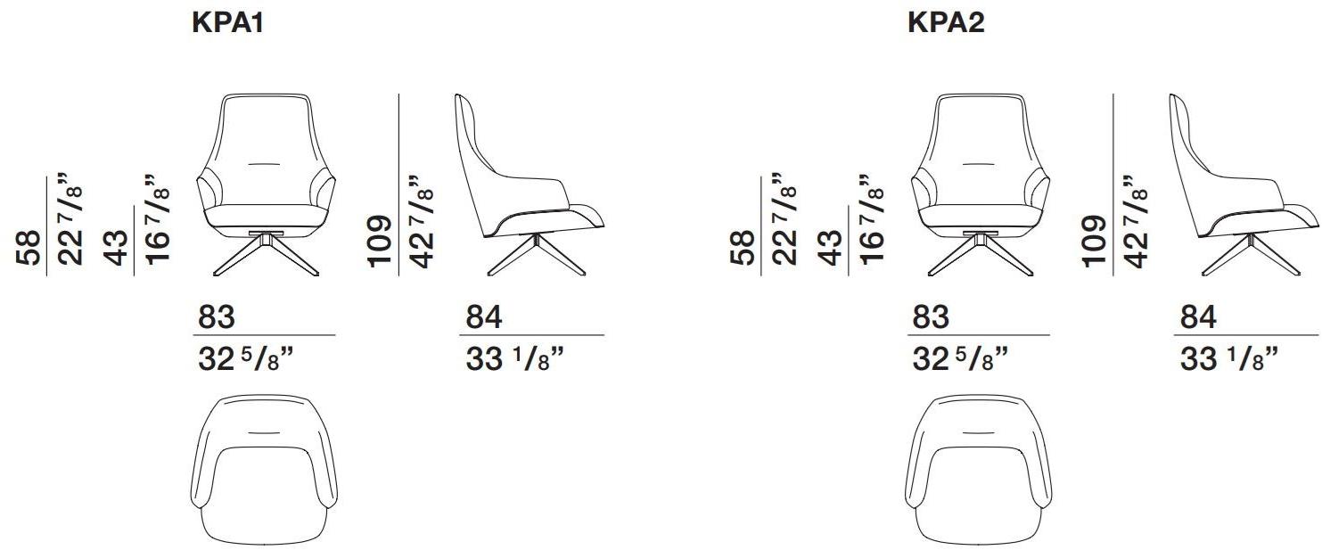 Molteni & C. Кресло из ткани с высокой спинкой sun-id-1512896 - Вид №4
