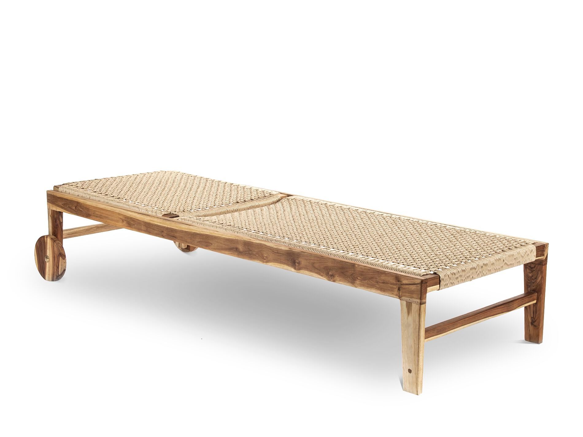 Садовая кровать с откидной спинкой из тикового дерева Pilma Danout ARCH-00061655 - Вид №1