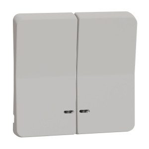 MUR39205 Клавиша двойная , белый Schneider Electric Mureva Styl
