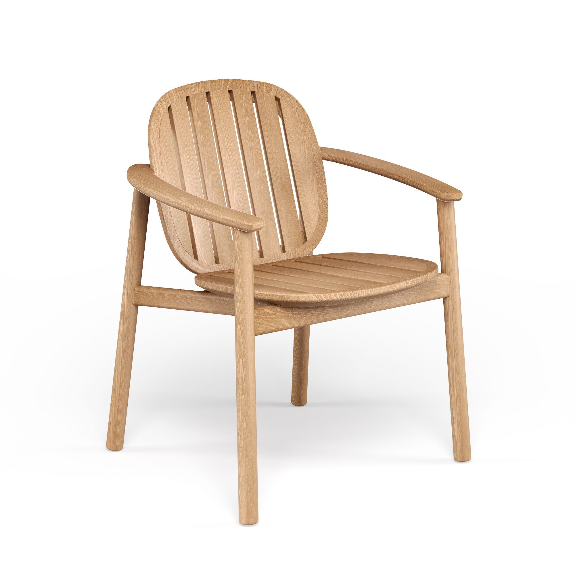 Стул для сада из тикового дерева с подлокотниками emu Близнецы ARCH-00020320 - Вид №10