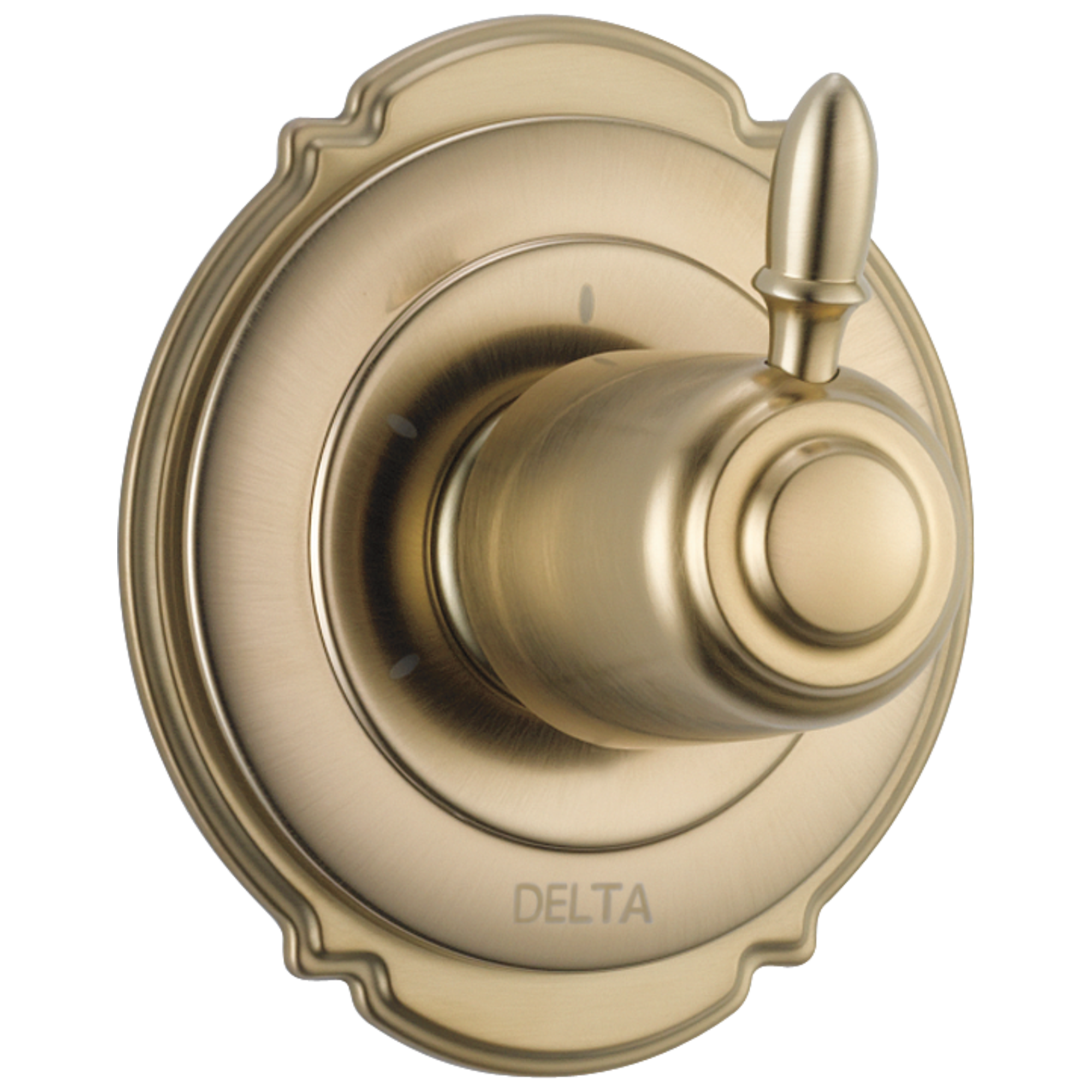 T11855-SS 3-позиционная регулировка 2-портового дивертора Delta Faucet Victorian Нержавеющая сталь