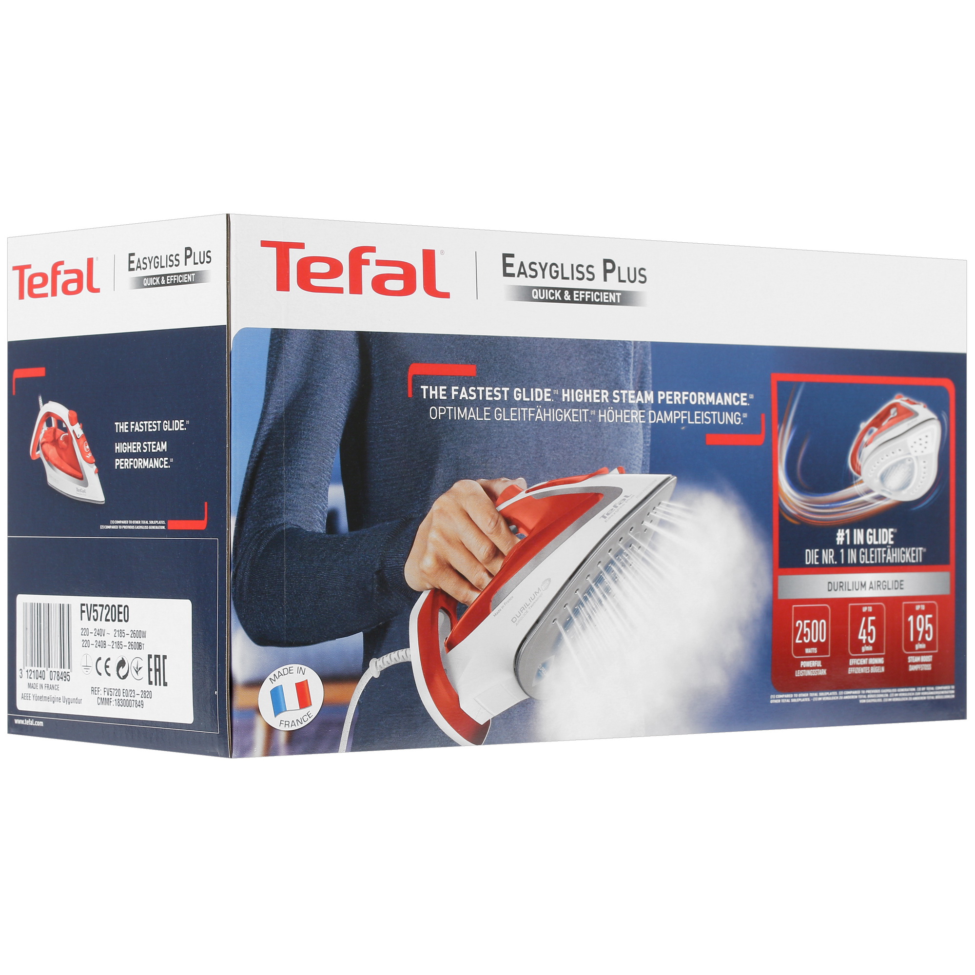 1693820 Утюг Tefal Easygliss 2 FV5720E0 оранжевый STDN-0127644 - Вид №7