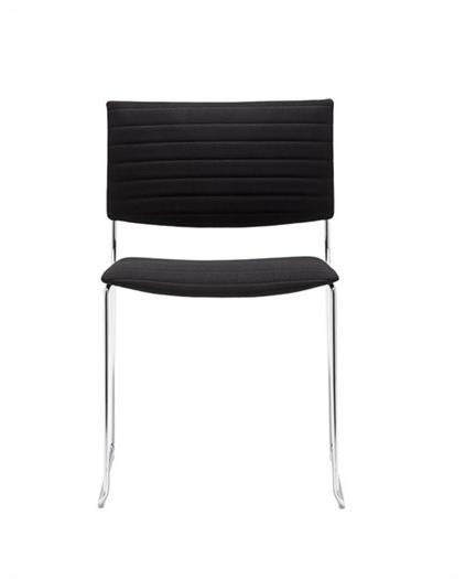 Andreu World Штабелируемый стул на салазках, технополимер, с открытой спинкой Sit Si1201 - Вид №9