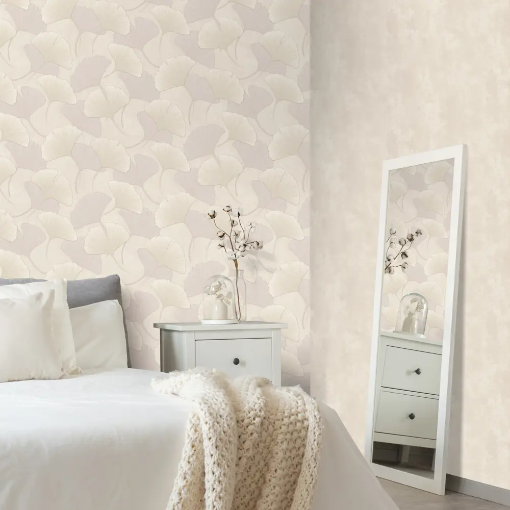 Обои флизелиновые Euro Decor Zen розовые 1.06 м ED7100-17 83273618 STLM-2058256 - Вид №3