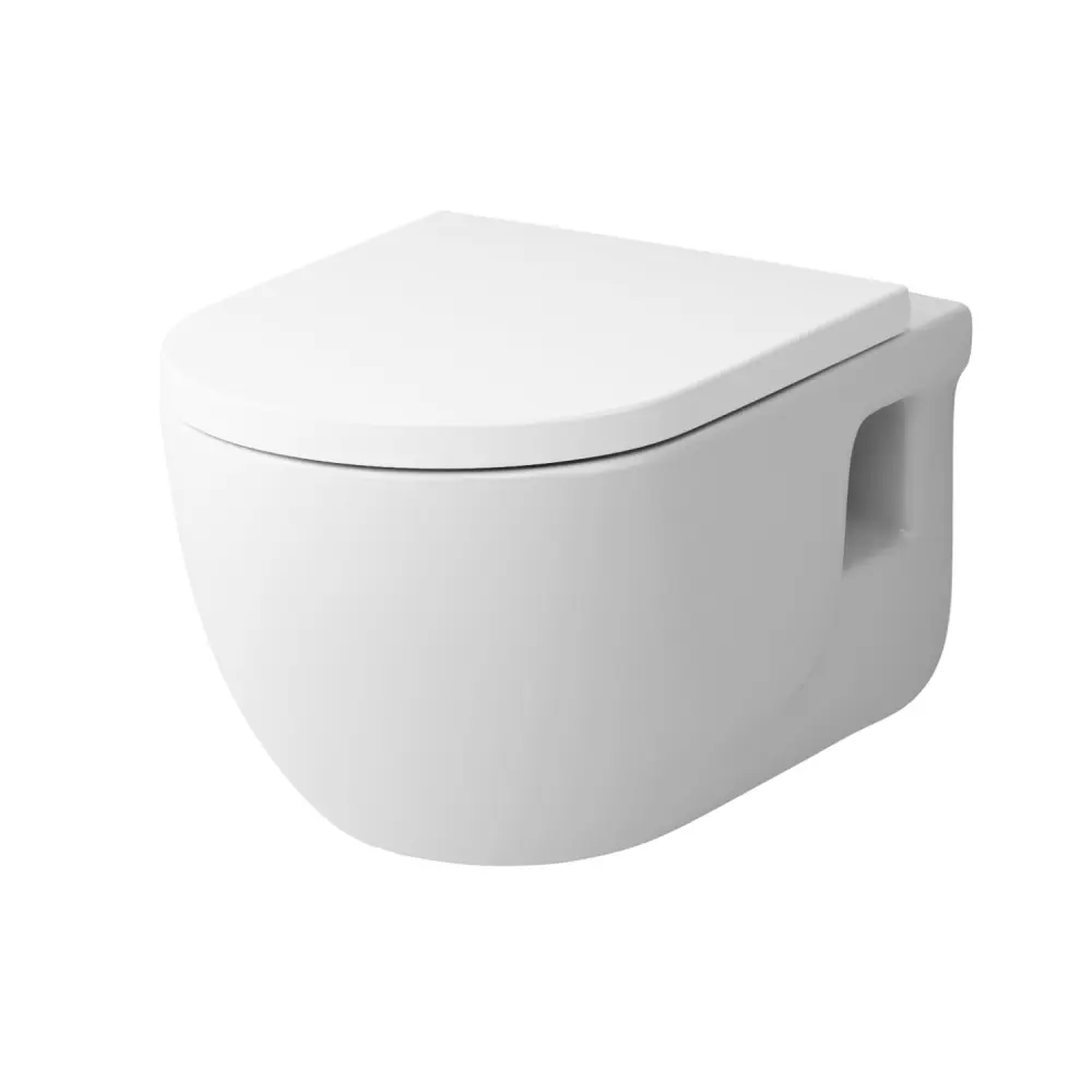 Унитаз подвесной AM.PM Like FlashClean C801701SC безободковый с сиденьем микролифт STLM-2168275