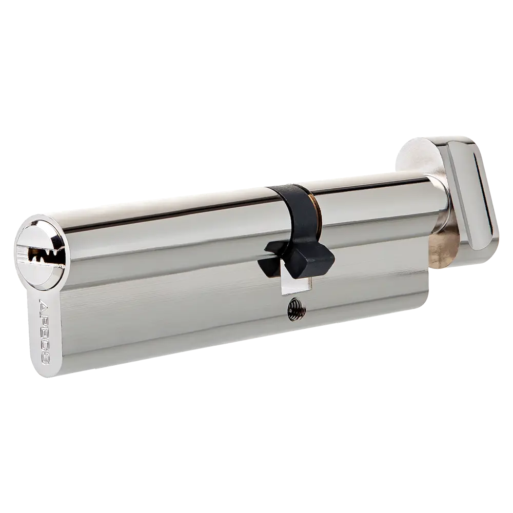 Цилиндр Apecs SM-130(50C/80)-C-NI, 50x80 мм, ключ/вертушка, цвет никель ЦИЛИНДР APECSSM-130(50C/80)-C-NI КЛ-ВЕРТ STLM-2194884