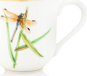 10628326 Herend Кружка Herend 330мл "Стрекоза" п/к Фарфор