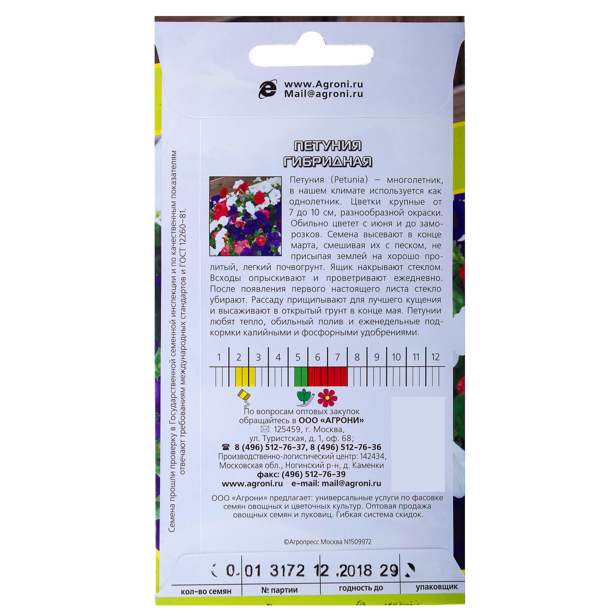 13067538 Петуния гибридная смесь Santreyd  - Вид №1