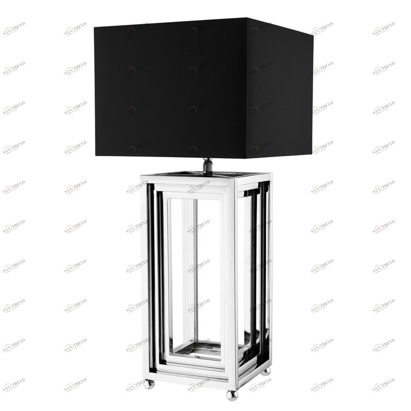 Настольная лампа Menaggio от Eichholtz 109788 EICHHOLTZ ИНТЕРЬЕРНЫЕ 061721 Хром;черный 