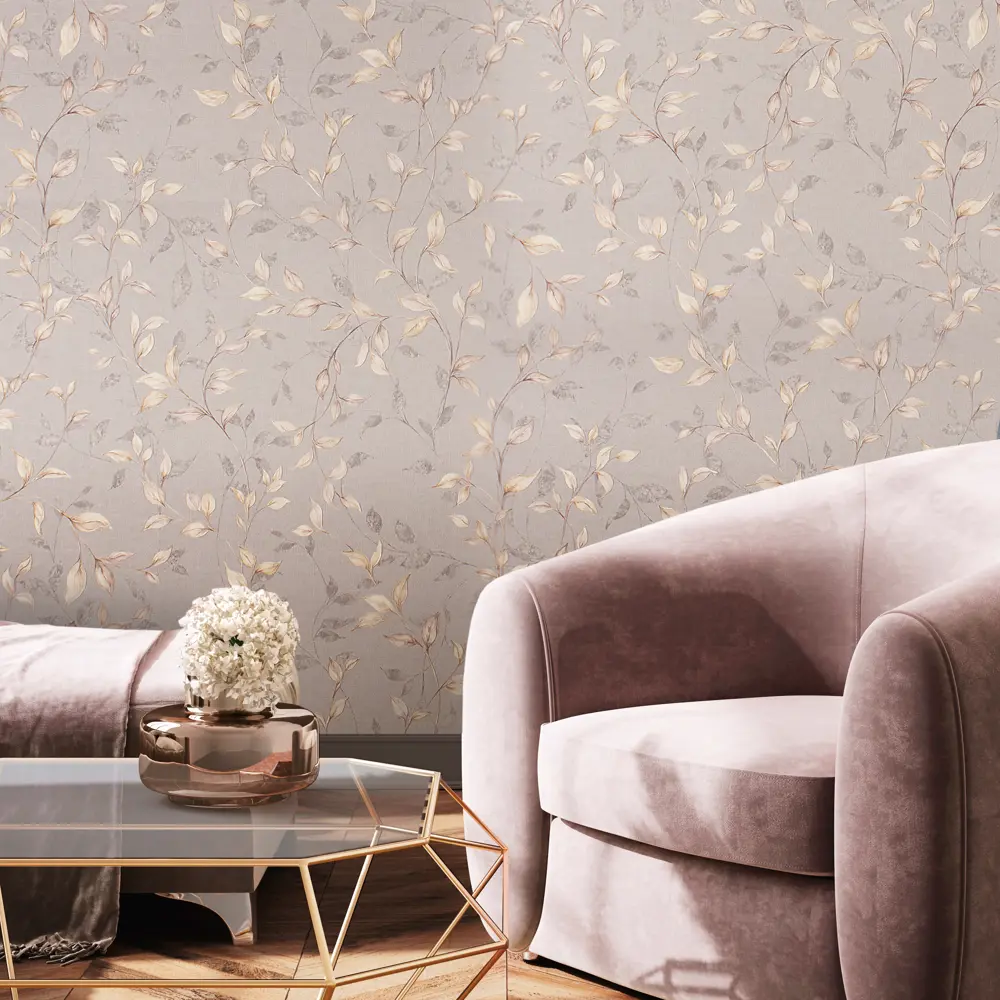 BELVINIL Аврора - флизелиновые обои серого оттенка для стильного интерьера 89377034 STLM-1418978 - Вид №4