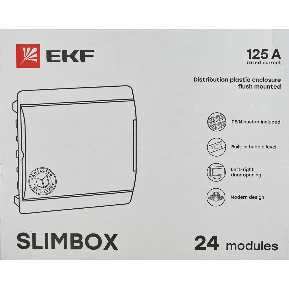 Распределительный щит EKF Proxima SlimBox на 24 модуля с защитой IP41 87887373 STLM-1359382 - Вид №6